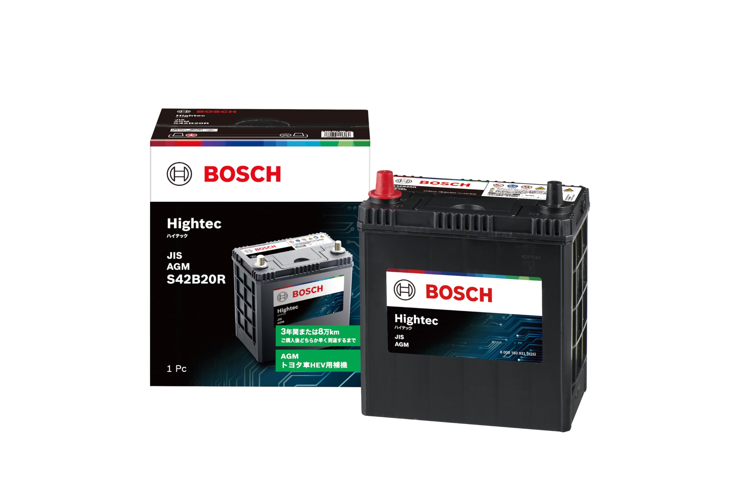 Amazon.co.jp: BOSCH (ボッシュ) 国産車バッテリー HT-S42B20R Hightec